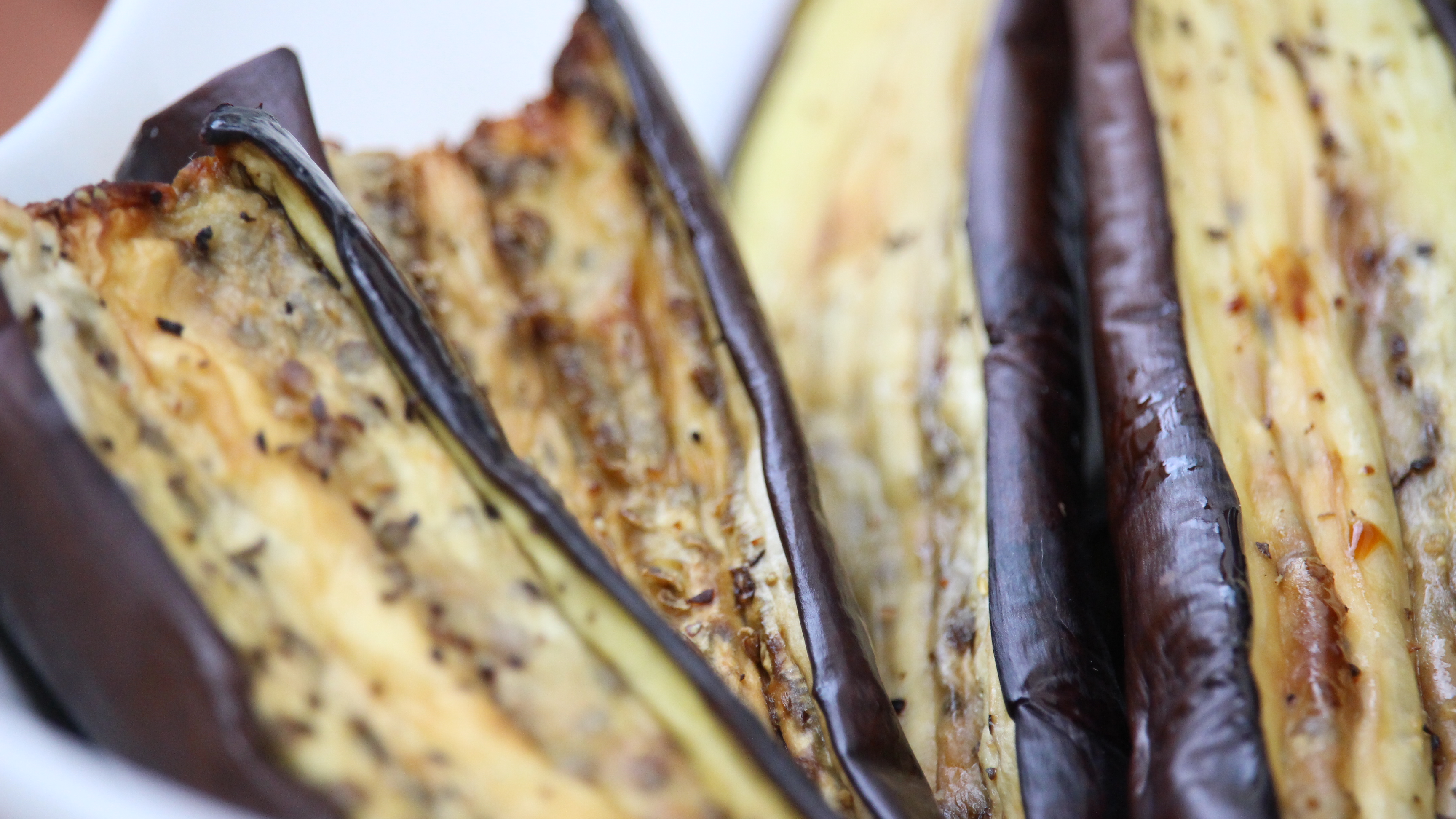 Roasted Japanese Eggplant