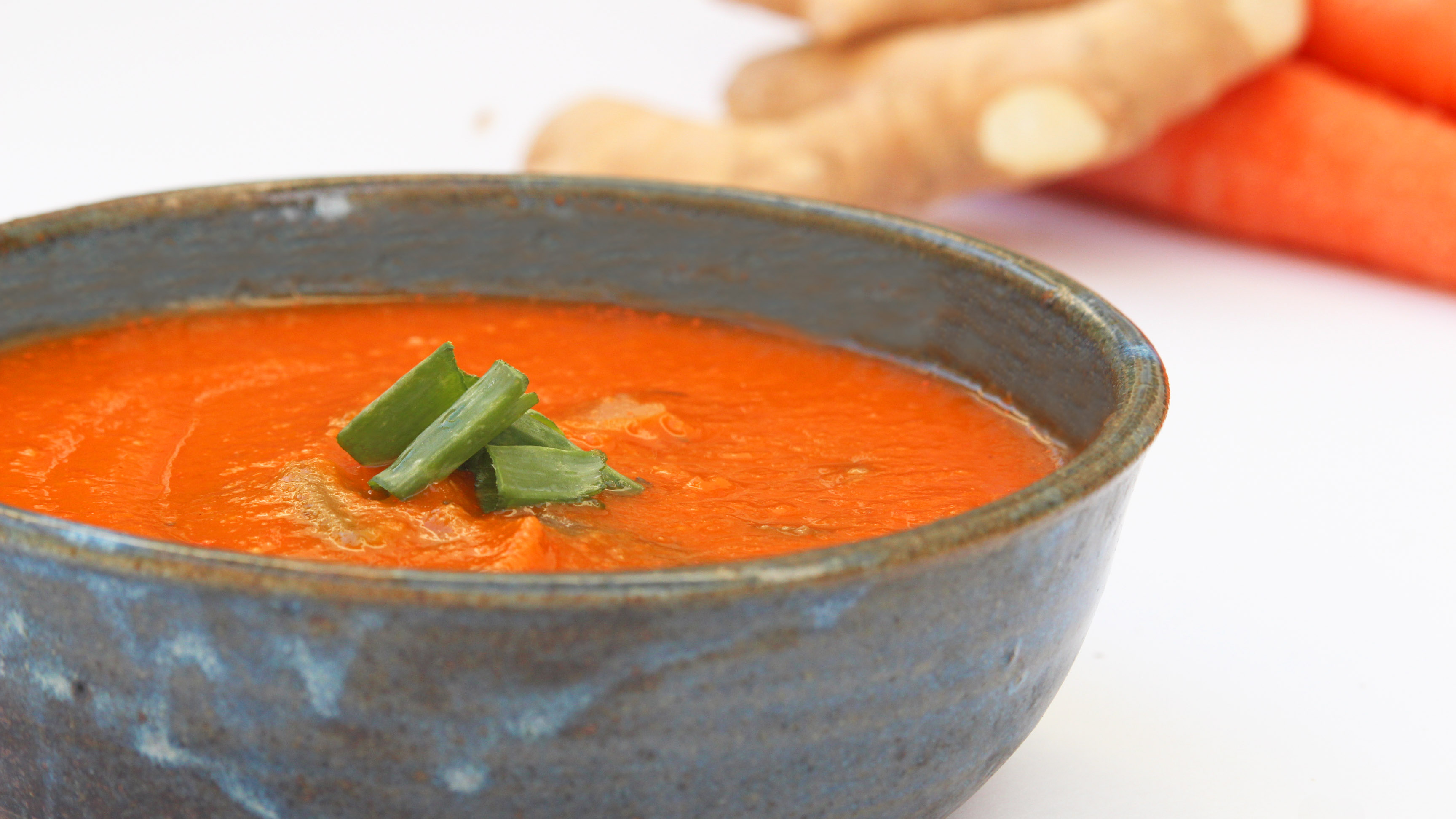 Roasted Carrot Ginger Soup