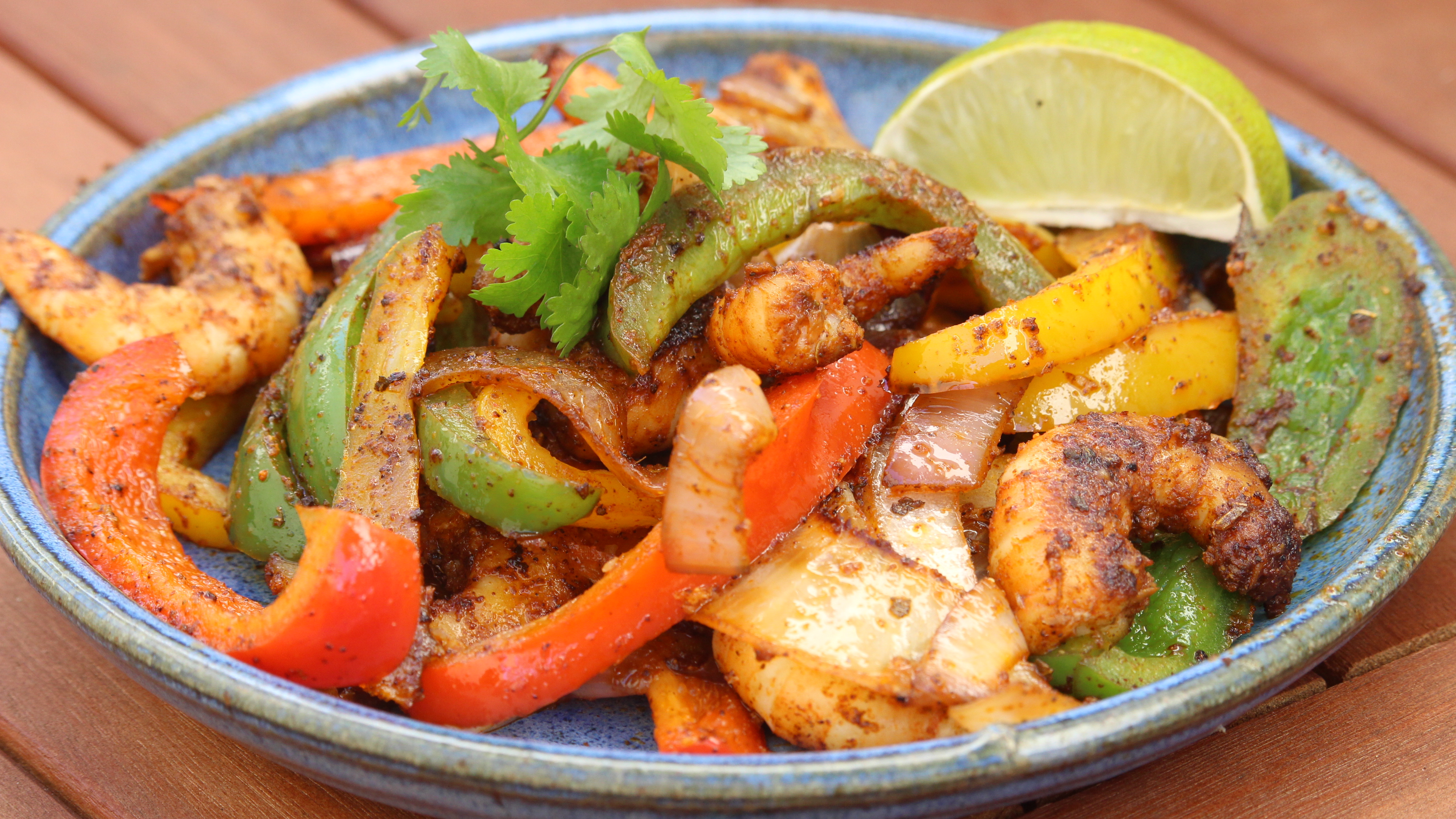 Shrimp Fajitas