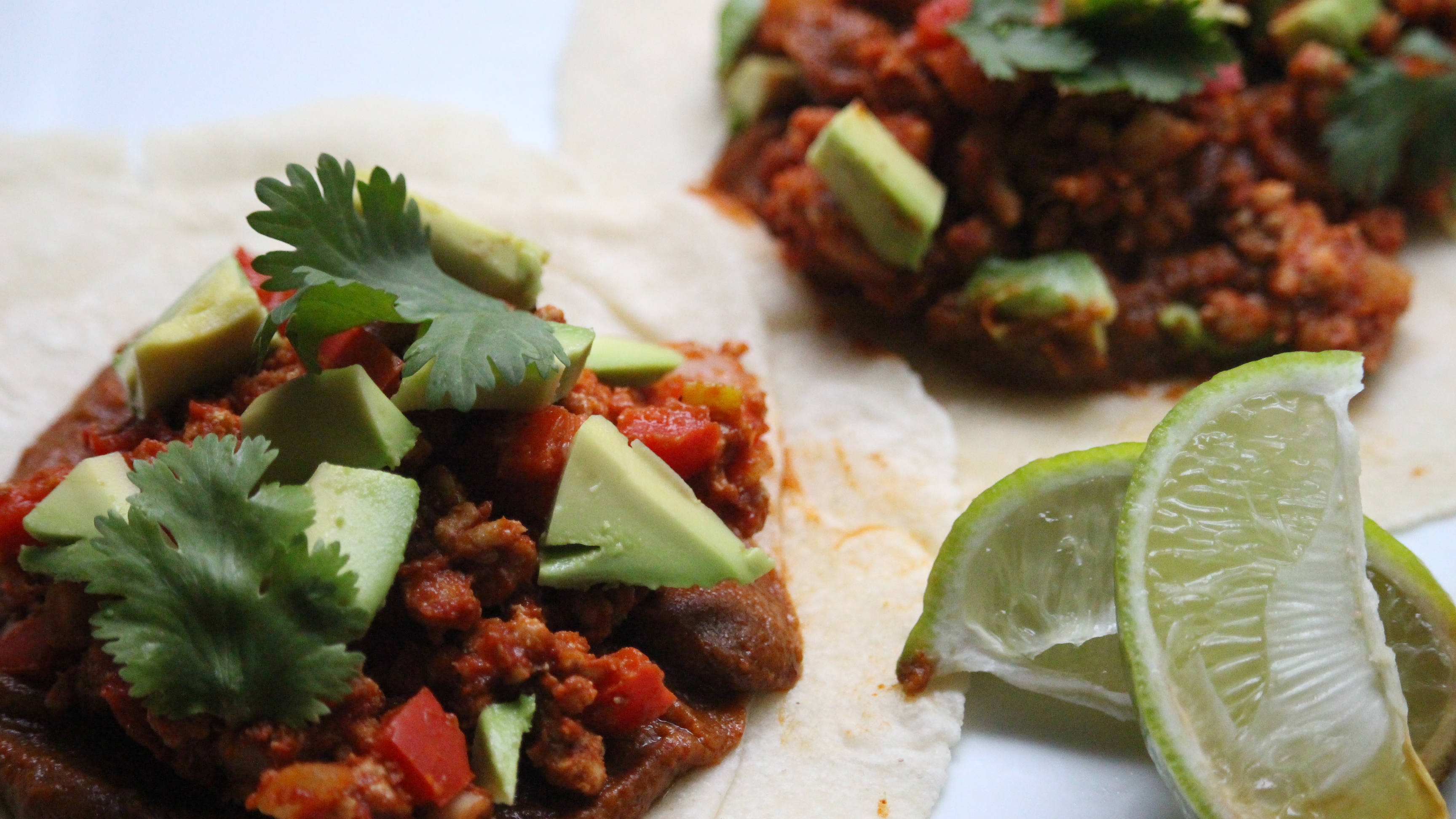 Turkey Tacos with Chipotle Sweet Potato Filling