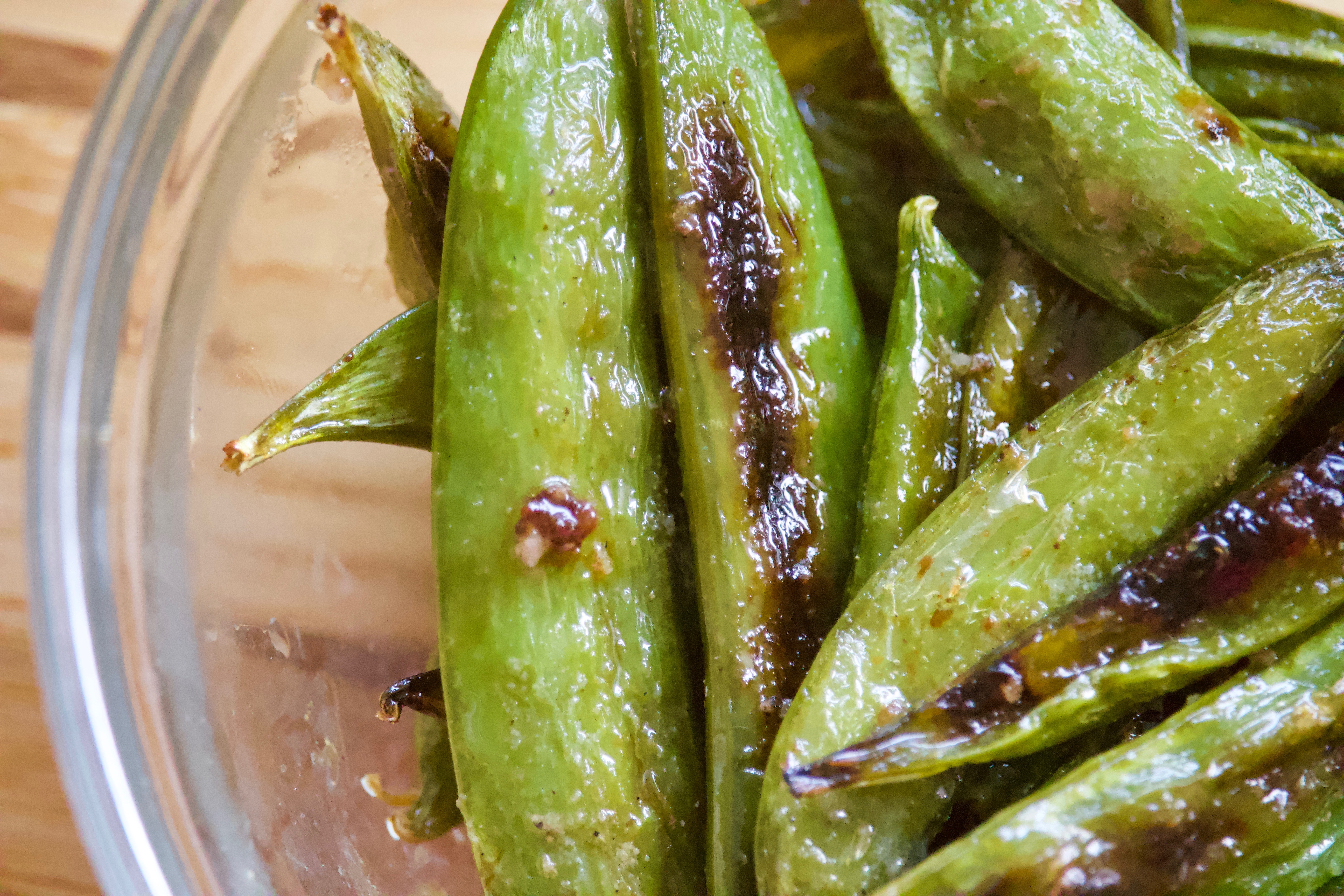 Roasted Sugar Snap Peas