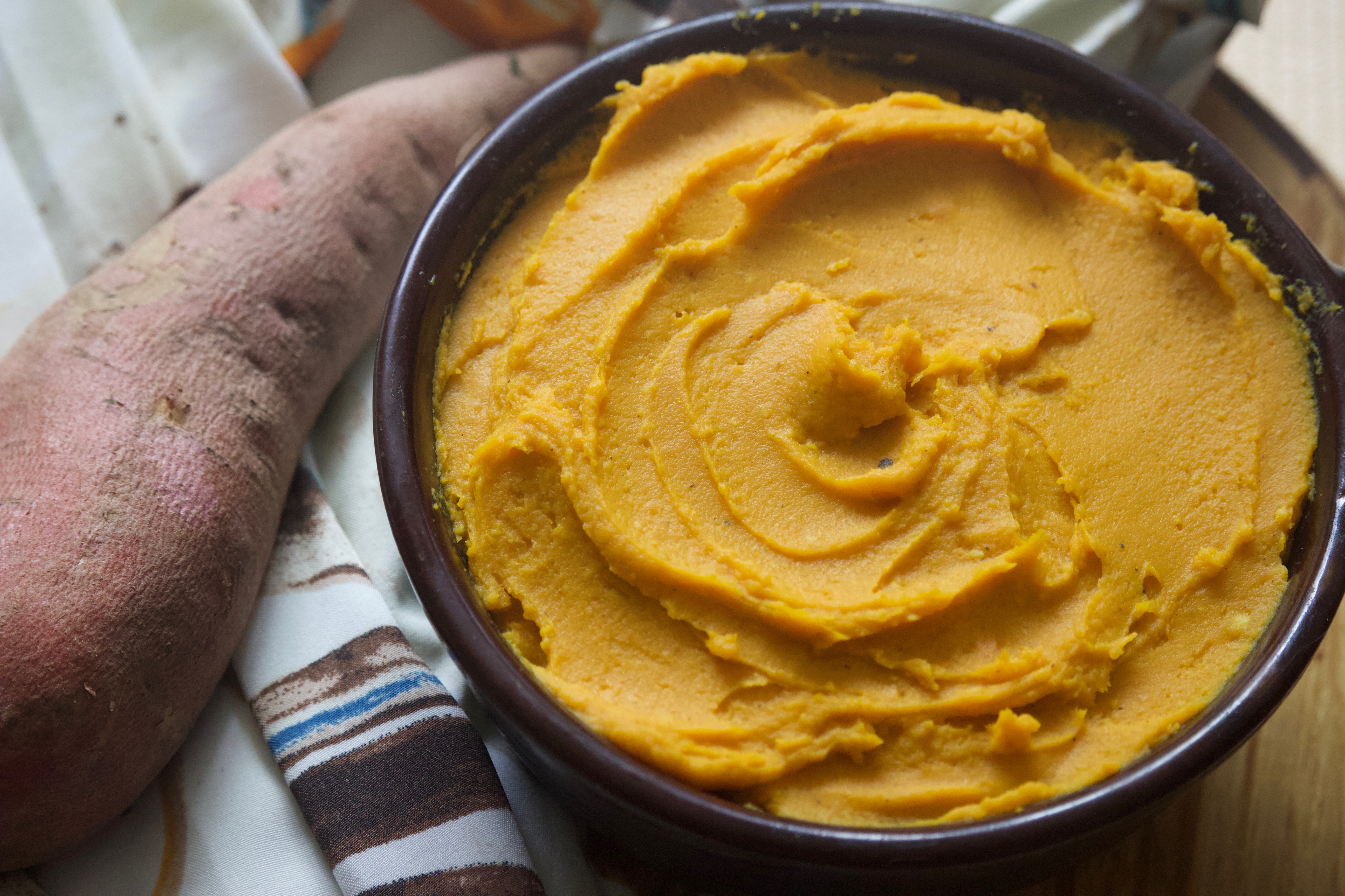 Golden Milk Whipped Sweet Potatoes